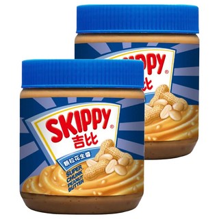 SKIPPY 吉比 顆粒花生醬, 美味營養，健康選擇, 340g, 2罐