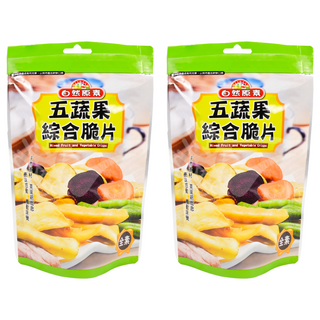 自然元素 五蔬果綜合脆片 美味新體驗, 80g, 2包