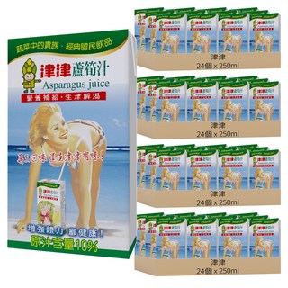 津津 蘆筍汁, 250ml, 96個