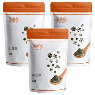 頂膳珍 山艾葉 天然香料 適用於燉湯、燒烤 為料理增添風味, 20g, 3包