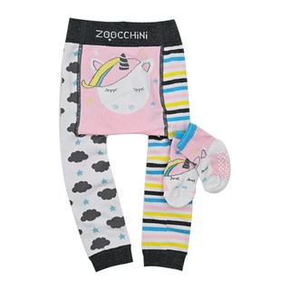 ZOOCCHiNi 包屁褲襪 舒適精梳棉 雙向拉伸 臀部加寬 矽氧樹脂防滑膝蓋 含防滑底棉襪
