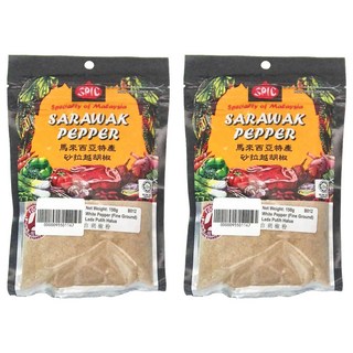 SPIC 白胡椒粉，150g，馬來西亞特產 砂拉越胡椒, 2包