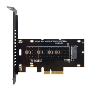 Neon 台灣霓虹 PCIex4轉M2轉接卡, 1個