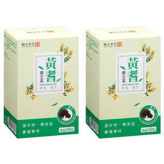 順天本草 黃耆養生茶 源天然 嚴選素材 零添加, 5g, 10包, 2盒