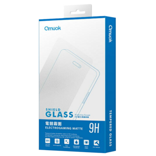 amuok 艾默克 iPhone 14 Pro Max 霧面滿版玻璃貼 9H鋼化 電競, 1個