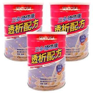 SENTOSA 三多 補體康 透析配方, 860g, 3罐