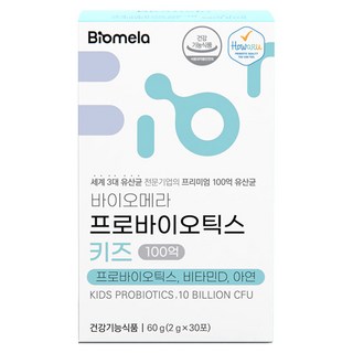Biomela 孩童用益生菌粉隨身包, 60g, 1盒