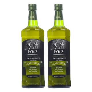 PONS 龐世 特級冷壓橄欖油 1L 西班牙原裝進口, 2瓶