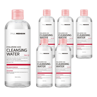 PAUL MEDISON 玻尿酸卸妝水, 510ml, 6瓶