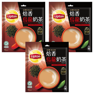 Lipton 立頓 絕品醇 焙香烏龍奶茶, 3袋, 15包, 19g