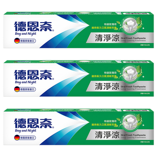 Day and Night 德恩奈 清淨涼牙膏, 156g, 3條