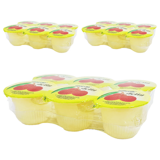 COCON 可康 荔枝風味椰果果凍 6杯入, 708g, 3組