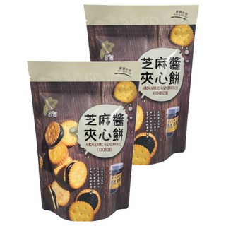 新竹福源 芝麻醬夾心餅, 135g, 2包