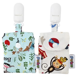 PUKU 藍色企鵝 福氣滿點平安袋 Set 2入裝, 珍藏安心與牽掛, 親膚材質柔軟滑順, 1組