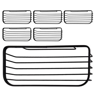 妃妃嚴選 太空鋁衛生紙架 不生鏽 承重強, 亮黑色, 6個