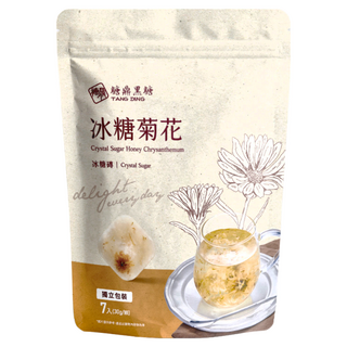 糖鼎 黑糖磚 冰糖菊花, 30g, 7顆, 1袋