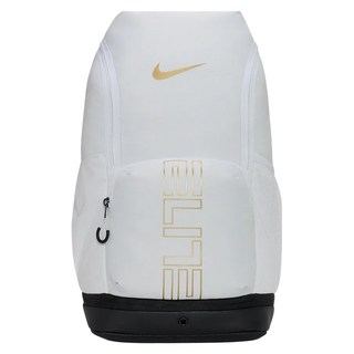 NIKE 耐吉 NK VARSITY ELITE BKPK 後背包 HM9965100, 白色 + 金色, 1個