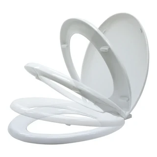 雙手萬能 全罩式靜音緩降快拆馬桶蓋 20652N 1.48kg, 白色, 1個