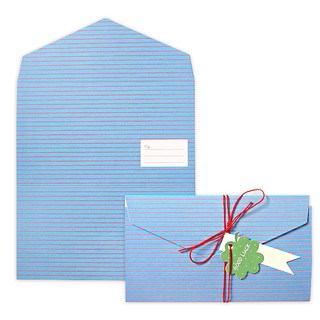 투영디자인 포인트 편지카드 5p 키트 세트, 가로스트라이프