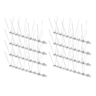Hanil Electric 驅鴿防鳥刺 25cm + V形不鏽鋼 5入 + 壓克力雙面膠帶 25cm 套組, 8套