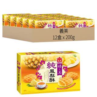義美 禧之美純鳳梨酥, 200g, 12盒