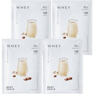 BODY GOALS 水解乳清蛋白Pro 花生牛奶, 4包, 40g