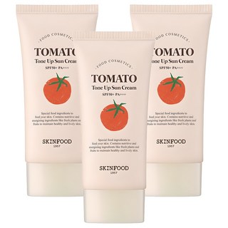 SKINFOOD 番茄提亮防曬霜 SPF50+ PA+++, 50ml, 3個
