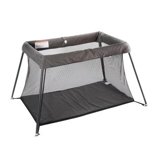 UNiPLAY 攜帶型遊戲床 #561CNT 透氣安全, 黑色, 1組