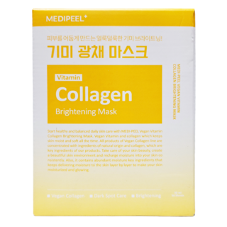 MEDIPEEL 美蒂菲 純素維他命膠原亮白面膜 30ml, 50片, 1盒