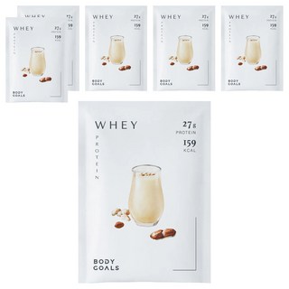 BODY GOALS 水解乳清蛋白Pro 花生牛奶, 6包, 40g