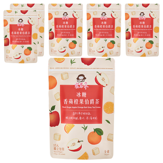 Medolly 蜜思朵 冰糖香蘋橙果伯爵茶磚, 17g, 15個裝, 6包