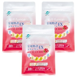 船井生醫 全效專利膠原蛋白EX 28日份, 196g, 3包