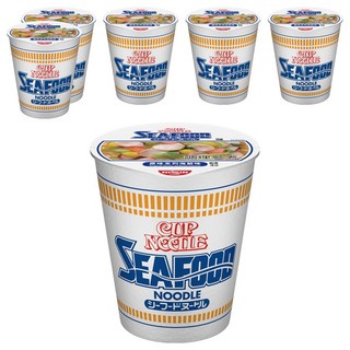 NISSIN 日清 CUP NOODLE 合味道 原味系列 海鮮味杯麵 70g, 6入