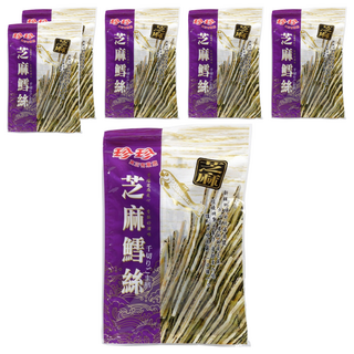 珍珍 芝麻鱈魚絲 新鮮乾燥魚漿, 120g, 6包