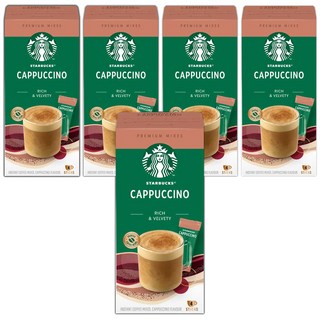STARBUCKS 星巴克 特選系列 卡布奇諾咖啡, 18g, 4個, 5盒
