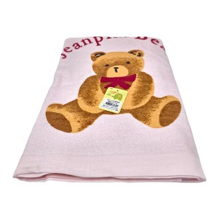 DASING 達興 花籃熊印花浴巾 70x138cm, 三色, 3條