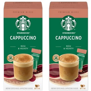 STARBUCKS 星巴克 特選系列 卡布奇諾咖啡, 18g, 4個, 2盒