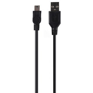 UNiMaX 美克斯 USB充電傳輸線 Mini, 黑色, 1m, 1條