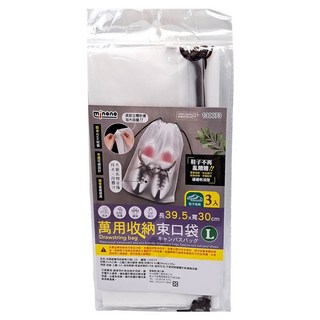 minono 米諾諾 萬用收納束口袋L3入, 1入
