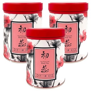 魚池鄉農會 精選茶葉 初蕊, 淡淡甘蔗香, 手採精製, 冷熱飲用皆可, 75g, 1罐, 3罐