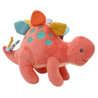 Mary Meyer 蜜兒 蹦蹦小恐龍 安撫玩偶, 安全柔軟布料, 刺激手指發育, 17 x 25cm, 1入