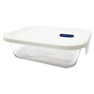 LocknLock 樂扣樂扣 頂級矽膠長方形附蓋保鮮盒, 1個, 630ml