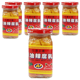 大全 蔴油辣腐乳 台灣名產, 120g, 6罐