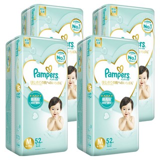 Pampers 幫寶適 台灣公司貨 一級幫黏貼型尿布 6~11kg, M, 208片