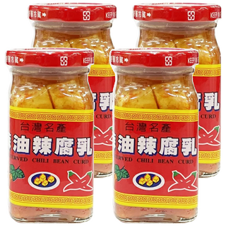 大全 蔴油辣腐乳, 120g, 4罐