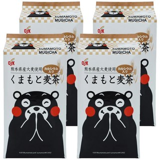 OSK 小谷穀粉 熊本熊麥茶 176g/包 熊本縣產大麥使用, 4袋