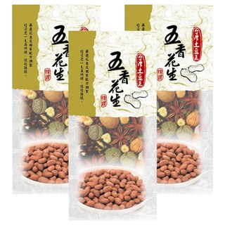 台灣土豆王 五香花生, 70g, 3包
