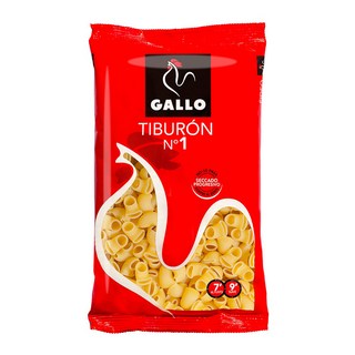 GALLO 田螺造型麵 Tiburon 1 西班牙原裝進口杜蘭小麥麵, 250g, 1包