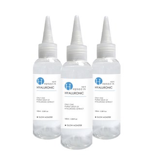GLOW MONSTER 低分子玻尿酸1%原液, 100ml, 3瓶