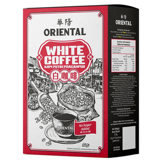 ORIENTAL KOPI 華陽 南洋風味白咖啡 二合一 32g 10包, 32g, 10包, 1盒